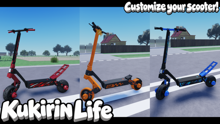 Official Kukirin Life listing media — scooter customization scene
